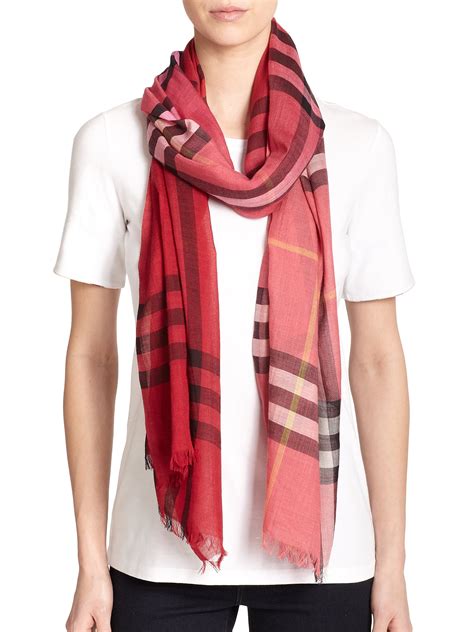 burberry pink silk scarf|burberry wool scarf small checked.